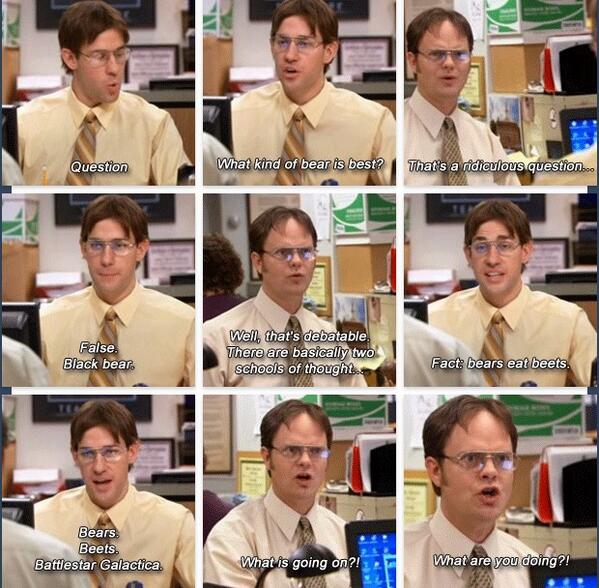 Dwight Schrute On Twitter: "What Kind Of Bear Is Best?  Http://T.co/On32Gzvj17" / Twitter Dwight Schrute On Twitter: "What Kind Of Bear Is Best?  Http://T.co/On32Gzvj17" / Twitter