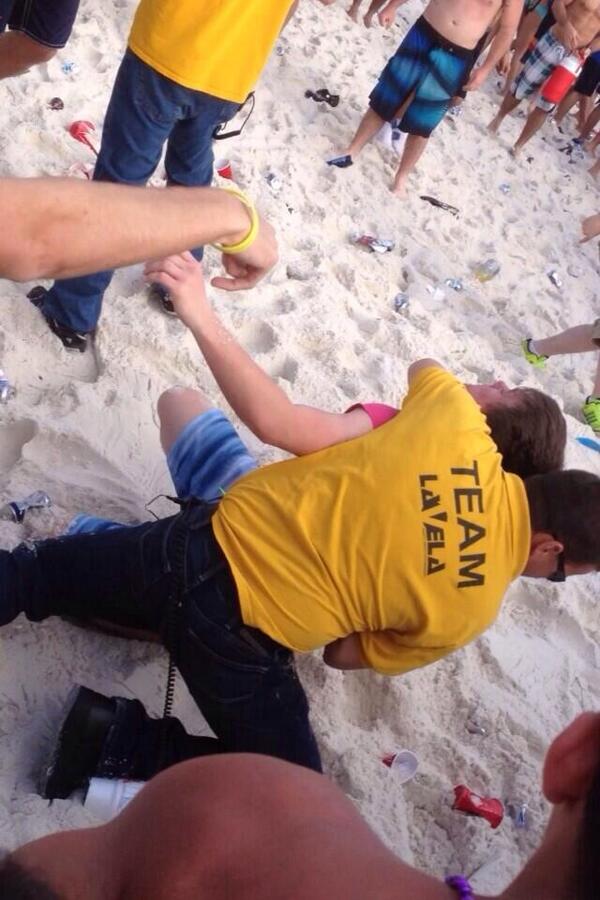 PCBGirls's tweet photo. #PCB #pcb2014 TURN DOWN FOR WHAT!!! Security ain't got nothing on us!!! http://t.co/G5twLILeh6