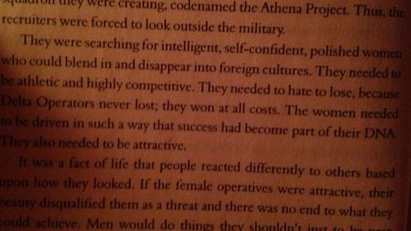started @BradThor 's #AthenaProject and I can already see why @RondaRousey is going to be a perfect fit, this is her.