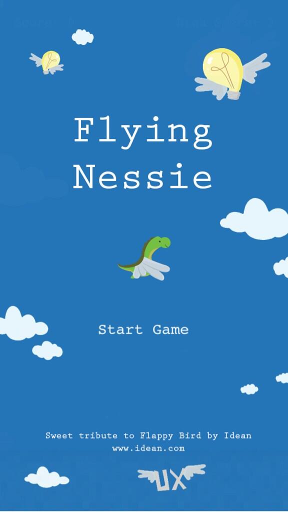 Flying Nessie now available in the app store! Sweet tribute to #FlappyBird by <a href="/idean/">Idean</a> flip.it/AKYsh #games