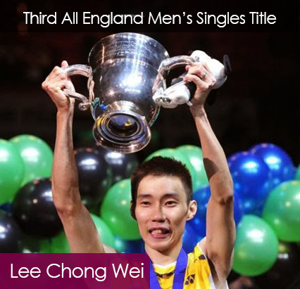 playg's tweet photo. Lee Chong Wei own theThird All England Men’s Singles Open Title. #AllEnglandOpen #LeeChongWei #Badminton #Shuttle http://t.co/SlP4eXH5Rl