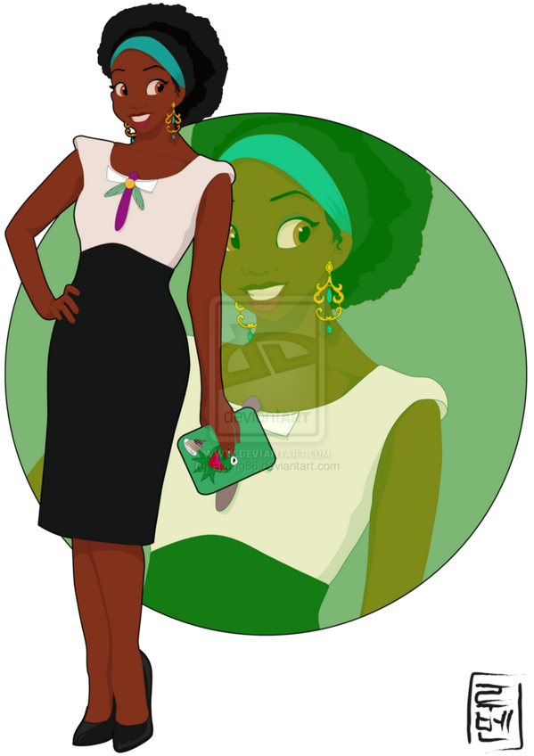 少し違うディズニーの世界 プリンセスと魔法のキスの ティアナ を大学生にしたらこうなった T Co 3wg1edq1me Twitter