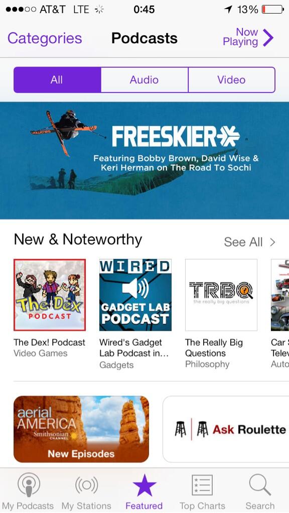 FacianeA's tweet photo. “@gabeybabey: @FacianeA look who's on the front page of the podcast page! #TheDexcast http://t.co/kLA2Eb6xzI” Again!! Dang!!