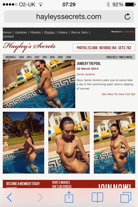 Today's New update on http://t.co/P2kighZLCh is stunning Jamie Jenkins in the pool, enjoy xxxxxx #wetboobs<a href="/tag/hot"class="tags"><span>#hot</span></a><a href="/tag/pool"class="tags"><span>#pool</span></a><a href="/tag/wetboobs"class="tags"><span>#wetboobs</span></a>