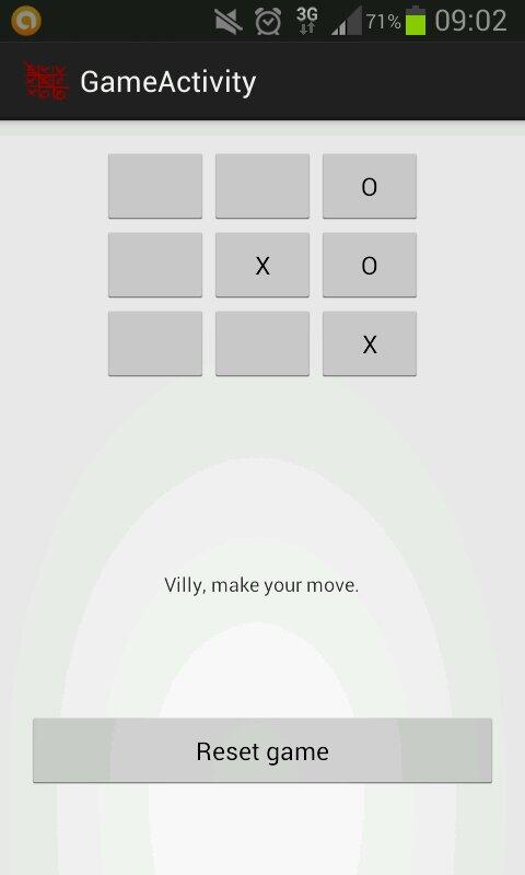 VillyOdin's tweet photo. Starter dagen med verdens bedste tic-tac-toe.
Mon man snart kan spille mod andre end sig selv?
@andersfriis91 http://t.co/00qXWSEtFE