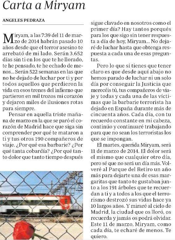_AVT_'s tweet photo. Carta a Miryam de .@apedraza_avt 

Publicada en @abc_es http://t.co/ogsV0UKBaZ