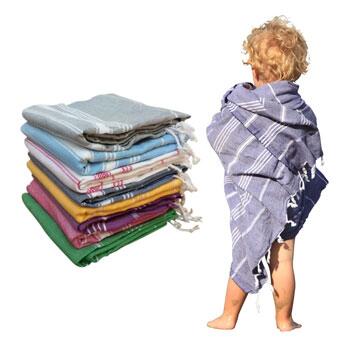 Ook de lentekriebels? Met onze superhandige hamamdoeken in de vrolijkste kleurtjes duik je straks lekker de tuin in.