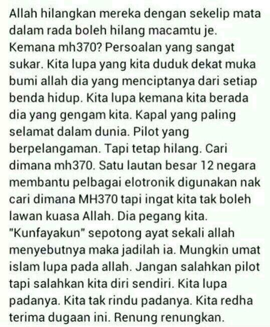 botaktransit's tweet photo. #DoaUntukMH370 http://t.co/DlkDjFlxI0