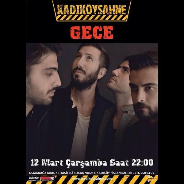 Gece, Asya yakasında! 12 Mart'ta <a href="/KadikoySahne/">KadıköySahne</a>'de "Gamsız Yaptı Dünya Beni" diyecek. <a href="/gecemusic/">GECE</a> <a href="/yaseminkaga/">yasemin kaga</a>