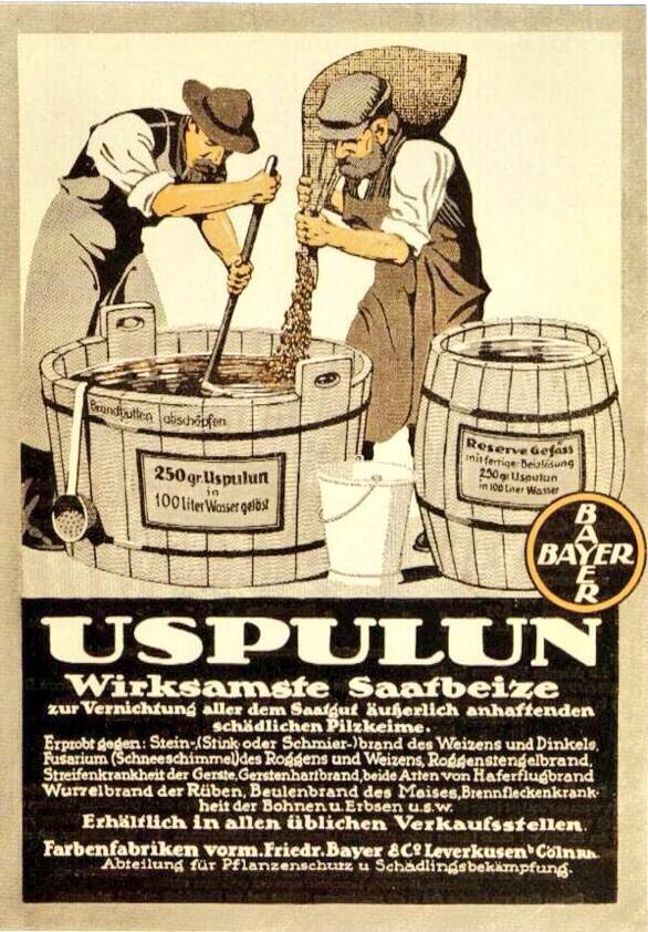 Bayer Ag Bayer4crops Agfact In 1914 Bayer Launched Uspulun The First Cereals Seed Treatment Product Http T Co Pgvvk0kdx2