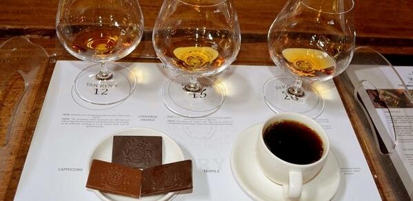 Try <a href="/van_ryns_brandy/">Van Ryn's Distillery</a>'s delicious brandy, chocolate and coffee pairing offered now. We <a href="/HospitalityMktp/">HM</a> loved it!