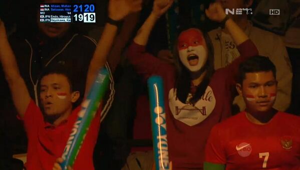 netmedia_info's tweet photo. Semangat garuda untuk Indonesia #NETAllEngland2014 http://t.co/2dCCNT26bS