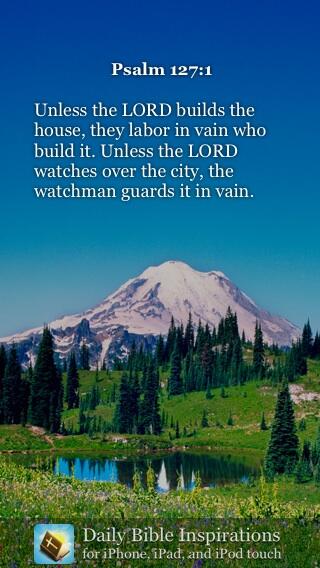 TherealErikaW's tweet photo. Unless the LORD builds the house, they labor in vain who build it. Unless the LORD… (Psalm 127:1) http://t.co/SKqrHV4nwc