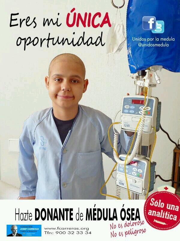 unidosmedula's tweet photo. @GUTY14HAZ 300 al año no logran donante. Donar es similar a una analítica y es ¡INDOLORO! Dales 1 oportunidad. RT XFA http://t.co/3LGCsT0yvL