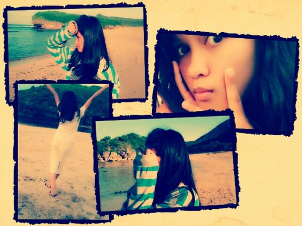 widy060199's tweet photo. At bech http://t.co/o7FsxypJA7