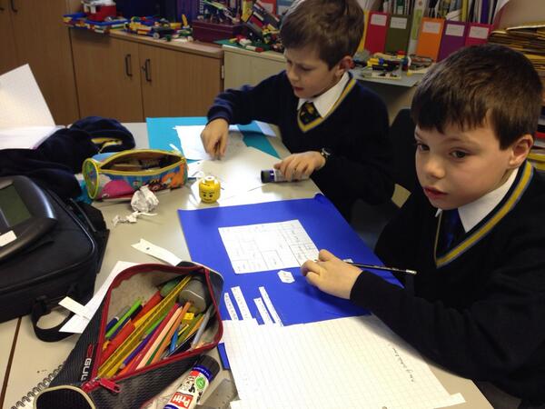 Year 4 designing our own houses to investigate area and perimeter. #deepinthought #architectsofthefuture