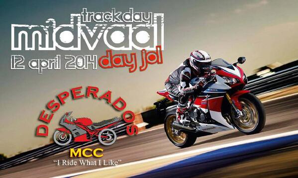 sa_biking's tweet photo. Trackday @ Midvaal 12 April 2014. Contact Taryn 0117934255 or info@sabiking.co.za #desperados #trackday #midvaal http://t.co/vB1jq9Xynd