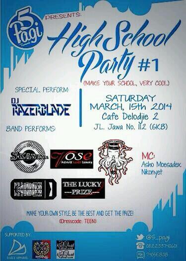 Merapat yuk! #HighSchoolParty #5Pagi