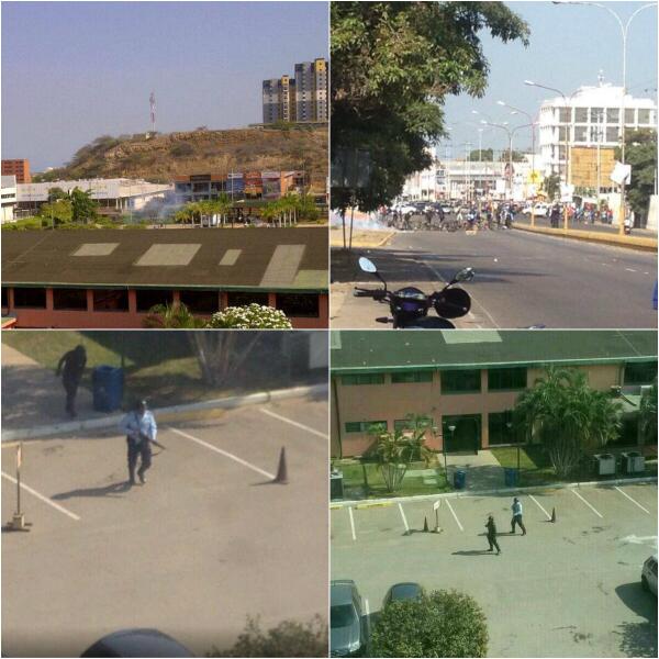 enrescategremio's tweet photo. Colectivos y policía #Anzoategui entró a reprimir a estudiantes de la #USM
http://t.co/VnxWzIkam2"