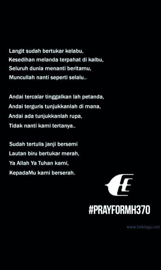 PenipuLara's tweet photo. #PrayForMH370 #pray4mh370 #doakanMH370 #DoaUntukMH370 http://t.co/5MwJh5yNkv