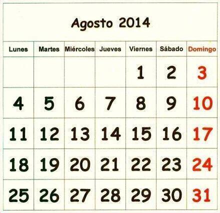 UnPutoHipster's tweet photo. Agosto del 2014 tendrá 5 viernes, 5 sábados y 5 domingos. Esto ocurre 1 vez cada 128 años. http://t.co/glqpRqBq63
