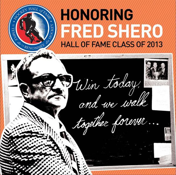 NHLFlyers's tweet image. We're proud to unveil a statue honoring #Flyers legend Fred Shero at @XFINITYLive this Sat.: nhlflye.rs/1cPsHDX