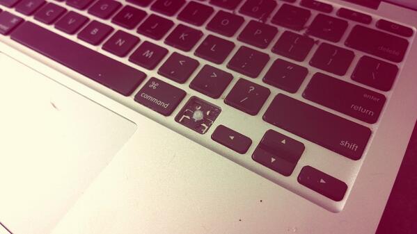 MyStolenMacBook's tweet photo. They removed my cover, broke my keys... http://t.co/xUPguk9aPK