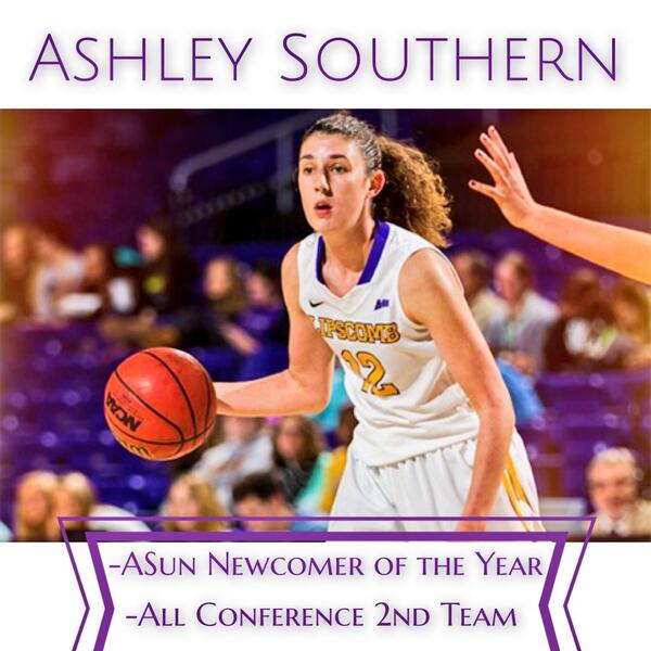 LUStampede's tweet photo. CONGRATULATIONS to @_ashleysouthern on her amazing season. And the A-Sun has rewarded her rightly so! http://t.co/s5lDZf1DVo