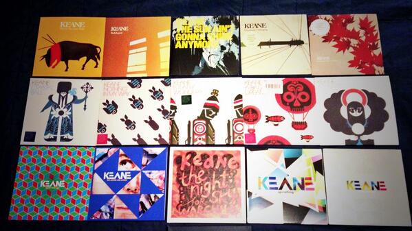 keaneofficial's tweet photo. Love it! km RT @richardvdvelde: @keaneofficial my single vinyl collection finally completed! http://t.co/POArWmCtk4