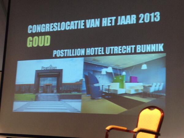 Gefeliciteerd <a href="/TLLM/">TLLM</a>,  <a href="/Postillionhotel/">Postillion Hotels</a>  en team Bunnik! De beste #congreslocatie! »