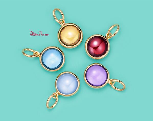 tiffany dot charm