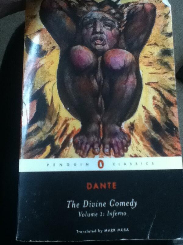 kathyroket's tweet image. Dante Inferno is the most surreal play I've ever read.  #book #serreal
