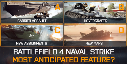 ckaclan's tweet image. @Battlefield: Which Naval Strike feature are YOU most excited for?
Retweet for Carrier Assault!

|  #titanmode