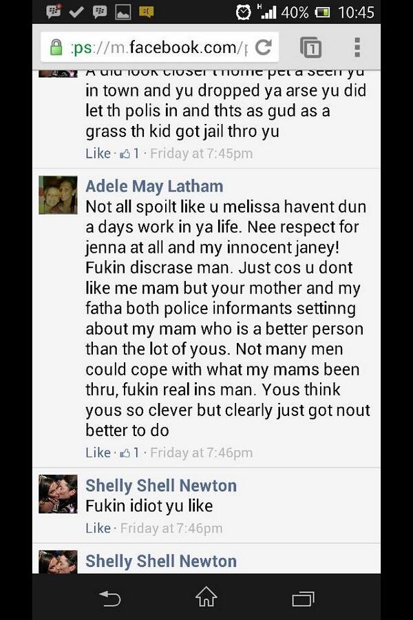 cringewatch's tweet photo. 'discraces' having a classic @itvjeremykyle argument #cringe http://t.co/EE7OJCNxDV