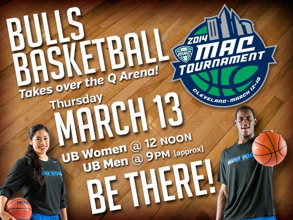 UBGameDay's tweet photo. Join us in Cleveland for the MAC Tournament. Check out our Ticket Central Page http://t.co/lZuwDhkNbu http://t.co/NTqCwnds0G