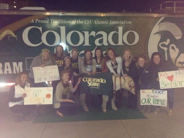 Amazing sisterhood with ChiO last week supporting the boys! #ΚΚΓ #ΧΩ