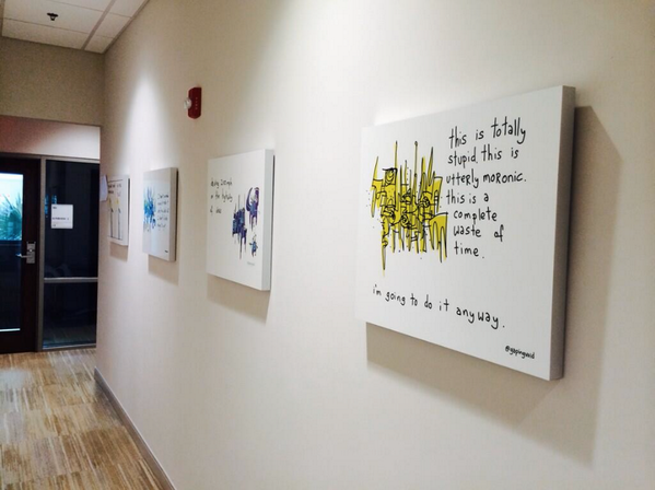 gapingvoid's tweet photo. The think about inspiring a more innovative team is you have to be okay with risk, and failure. #createthemovement http://t.co/3s7F6DNpMU