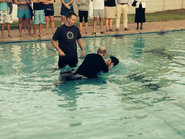 Mass baptism tonight at SOLID! #discipleship <a href="/Aidan_Jeffery/">Aidan Jeffery</a> <a href="/johanncrc/">Johann du Plooy</a>