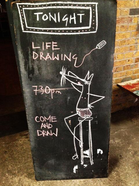 LIFE DRAWING in the bar tonight 7.30pm #fashionillustration #comeanddraw
