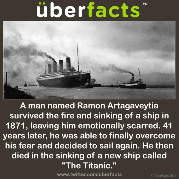 UberFacts's tweet image. Ramon Artagaveytia