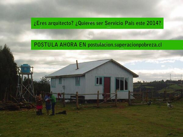 jcgarciapdea's tweet photo. “@ServicioPais: URGENTE!! Necesitamos arquitectos para #ServicioPaís 2014 http://t.co/eOP981CVM8” / Una experiencia de trabajo y humildad.