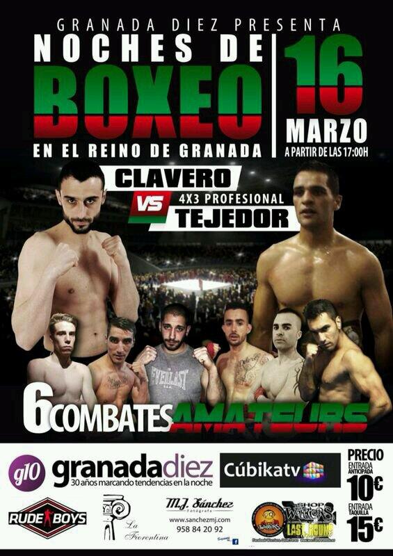 Hispaboxing's tweet photo. velada el 16 marzo @DiscoGranada10 @Hispaboxing @boxsanmarcos @rudeboysboxing @boxingf @cutmanbox @Contra_Cuerdas http://t.co/p1ylFkxDqP