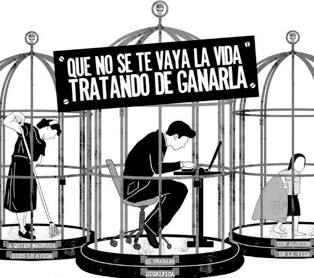 Pijamasurf's tweet photo. "Que no se te vaya la vida tratando de ganarla" http://t.co/a2ewcyo2mV http://t.co/FaVzd6IJVd