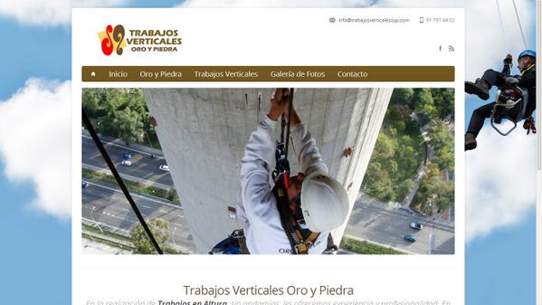 trabajosverticalesoyp.com Trabajos Verticales en Madrid Oro y Piedra