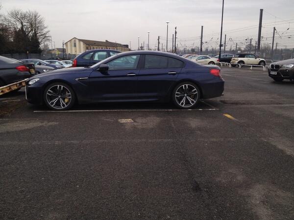 NickTrott27's tweet photo. Car nicknames a bit naff, but I've started calling the @evomagazine longterm M6 GranCoupe the 'Battlestar'. Suits it. http://t.co/6OlWgCkGAR