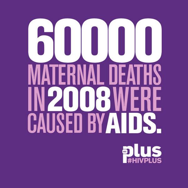 HIVPlusMag's tweet photo. 60,000 maternal deaths in 2008 were caused by AIDS.  #HIVPLUS http://t.co/gSyaG1OmFV