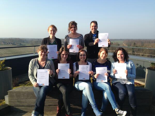 Acht adviseurs vandaag gecertificeerd als trainer Allemaal Taal. #taalniveau #3F houdt onze website in de gaten!