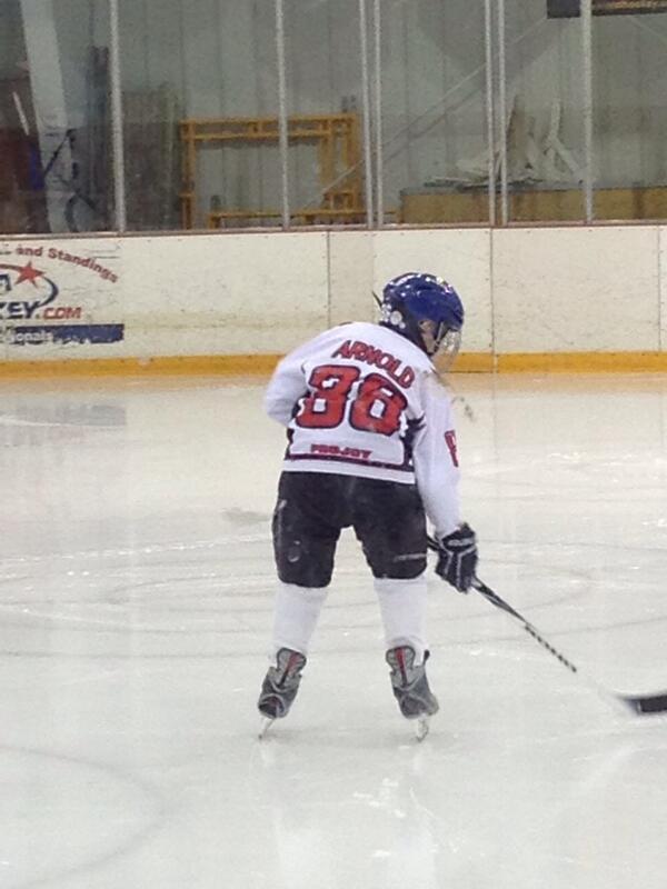 Cgarnold3's tweet photo. Hockey practice! Soooo proud of bobby! http://t.co/i46vnAgB43