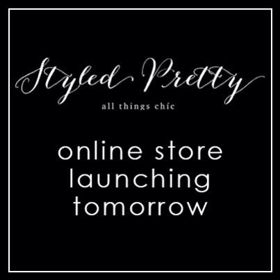 Styled_Pretty's tweet image. Online Store comes alive tomorrow #styledpretty #party #events #chic
