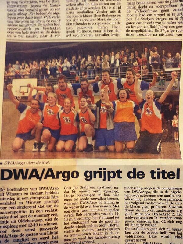 Nog steeds aan het nagenieten #toppers #dwa/argo 1 #kampioenen :) mooie foto in de Ommelander met al ons publiek:-)